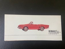 1961 Renault Caravelle Dealer Brochure Convertible Original picture