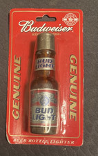 Budweiser Genuine Beer  Bottle Cigarette Butane Lighter , NEW , SEALED ,NOS picture