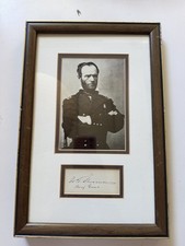 WILLIAM T. SHERMAN AUTOGRAPHED SIGNED PHOTOGRAPH RARE Civil War General US Army picture