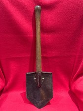 WWII USMC MARINE CORPS GI FIXED STRAIGHT HANDLE SHOVEL 1945 ENTRENCHING TOOL US picture