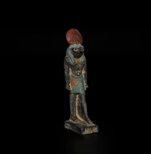 Egyptian Artifacts A Rare Egyptian Pharaonic Statue Of Egyptian God Horus BC picture