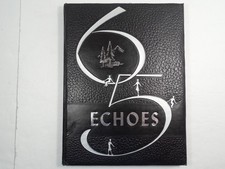Yearbook, Blue Mountain Academy, Hamburg Pennsylvania, 1965, Echoes, Hardcover picture