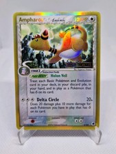 Ampharos HOLO 1/101 EX Dragon Frontiers ENG NM Pokemon + FREE BONUS SKETCH ART picture