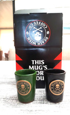 DEATH WISH COFFEE 2024 SHAMROCK SHOT GLASS SET (2) ST. PATRICK'S DAY 1 Of 250 picture