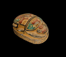 Ancient Egyptian Scarab Anubis Protective Symbols Hieroglyphic Artifact BC picture