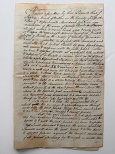 1785 Stephen Minot to Joseph Eaton Manuscript Deed – Early Camden (Megunticook picture