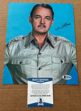 JOHN HILLERMAN SIGNED MANGUM P.I. 8X10 PHOTO BECKETT BAS RARE picture