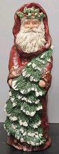 Vintage Custom Santa Bottle 11.75