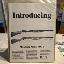 Mossberg Model 500T Shotgun Original 1973  DEALER Print Ad NOT MAGAZINE picture