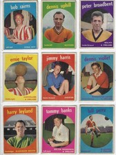 A&BC 1960/61 'Footballer' Black Backs - Series 2 - 18 Cards picture