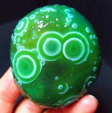 Rare 125G Natural Gobi Agate Eyes Agate/stone Madagascar A5037 picture