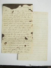 CIVIL WAR  SOLDIER  LETTER  115TH NEW YORK  AT YORKTOWN VIRGINIA picture
