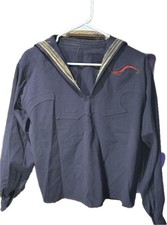 Original WW1 US Navy Denim Jumper (Pullover) Uniform. picture