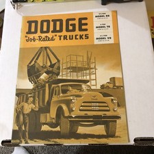 Original 1954 Dodge R8 2 3/4 Ton T8 3 Ton V8 3 1/2 Ton Truck Sales Brochure 54 picture