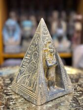 RARE ANCIENT EGYPTIAN ANTIQUE OSIRIS and HORUS PYRAMID Statue Egypt History picture