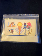 Ice Cream Parlour Vanilla Ice Cream 9 Envelopes Print Ad Plymouth Inc scented picture