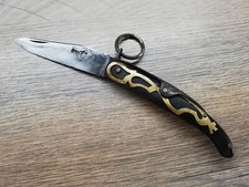 VTG OLD 1900s ULTRA RARE OKAPI TYPE PULL RING LOCK FOLDING POCKET KNIFE MARKED picture