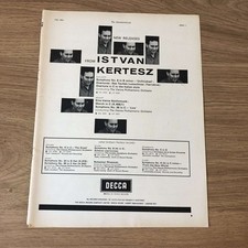 GRAM174 MAGAZINE ADVERT 11X8 ISTVAN KERTESZ ON DECCA picture
