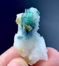 26 Carat Indicolite Tourmaline Crystal Specimen From Afghanistan  picture