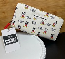NWT Aldi x Disney 2026 Mickey Mouse Zip Around Faux Leather Wallet Wristlet picture