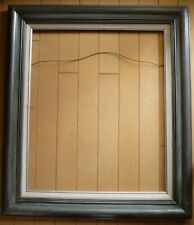VINTAGE MODERN FRAME, Silver Color WOOD FRAMING, Inside Measures 20x24 inches picture