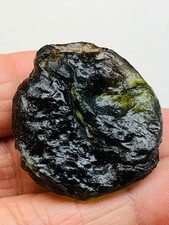 TOP Moldavite Raw Moldavite Crystal from Czech Republic PICcertificate 68CT picture