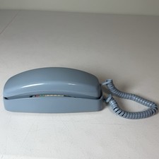 Vintage Phone AT&T Trimline 230 Telephone Light Blue Push Button picture