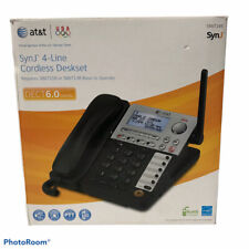 New AT&T Cordless DeskSet Phone 4-Line Model SynJ SB67148 picture