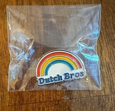 Dutch Bros Rainbow like Enamel Pin  Rare picture