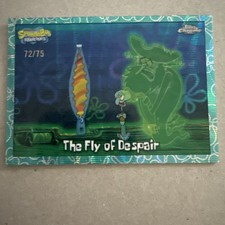 2025 Topps Chrome SpongeBob The Fly of Despair FlowerCloudFractor #/75 picture