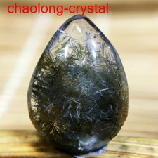 4.6Ct Very Rare NATURAL Beautiful Blue Dumortierite Quartz Crystal Pendant C924 picture