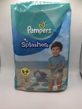 Pampers Splashers 5-6 10 Pack 14+ Kg 31+ Ibs Unopened 360￼ Degree Protection ￼ picture