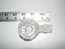 Vintage Hofbauer BYRDES Red Bird Lead Crystal Carafe Stopper ONLY picture