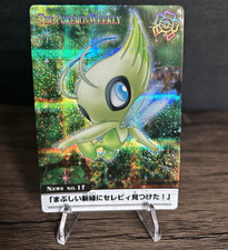 The Pokemon Weekly Celebi no. 17 Holo Japanese Trading Card Nintendo picture