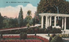 1931 Postmark, Los Angeles, Cali., Arcade Sta.8, A midwinter Scene in Cali. 1396 picture
