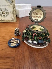 Boyds Bears Treasure Box Kringle’s Christmas Tree Frazier McNibble 392129 RETIRE picture
