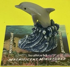 Sea World “MAGNIFICENT MINIATURES “ Resin Figurine Bottlenose Dolphin picture