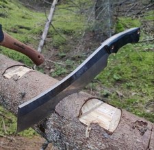 CUSTOM Handmade D2 Steel Hunting Chopper Machete Knife With Micarta picture
