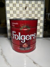 Vintage Folgers 32 Oz. Tin From Mid-1990s picture