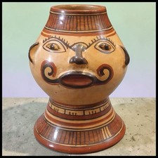 Vintage Pre-Columbian Style Costa Rica Nicoya Pataky Polychrome Effigy Vessel picture