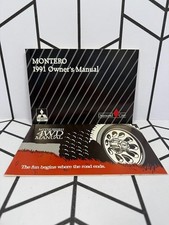 1991 Mitsubishi Montero Owner's Manual AWD Diamond Care OEM picture