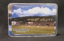 Vintage Retro Renfro Valley Barn Dance Kentucky Playing Cards Plastic Case Decor picture