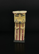 Early Hopi Pueblo White/Red Multicolor Carved Cotton Wood Vintage Kachina Doll picture