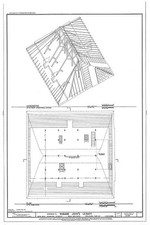 New Orleans Louisiana 1900s Madame John's Legacy 632 Dumaine Street HABS Plan picture