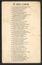 1910's Military Poem 