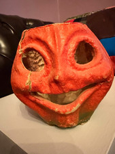 Antique Halloween Paper Mache Jack ‘O’ Lantern Pumpkin picture