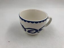 Ceramic 16oz Blue & White Coffee Cup AA01B14021 picture