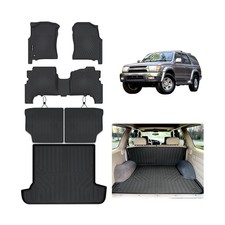 Floor Mats for 1996-2002 Toyota 4Runner with Trunk Mat & Backrest Mat,TPE All... picture