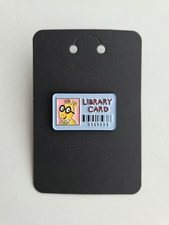 PBS Kids Arthur Show- Character: Arthur Read Library Book Card Enamel Pin picture