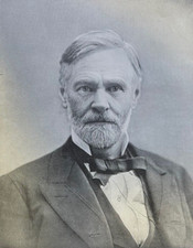 1893 Vintage Magazine Illustration Senator John Sherman picture